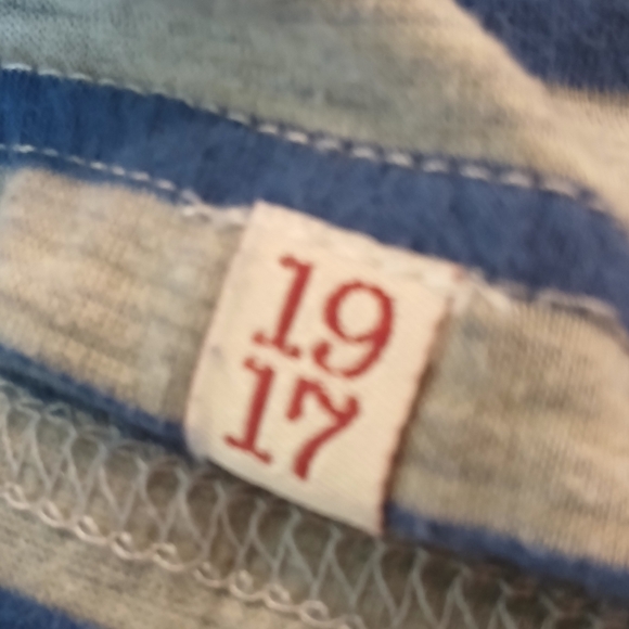 Soverign Code Boys Striped Blue And Gray Snap Henley Size XL - Picture 5 of 10